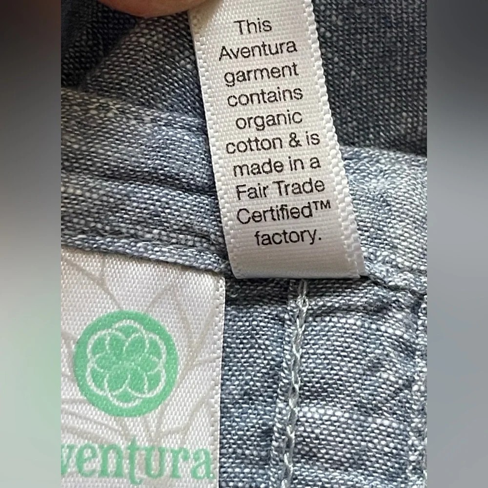 Aventura Organic Cotton Garment in Blue